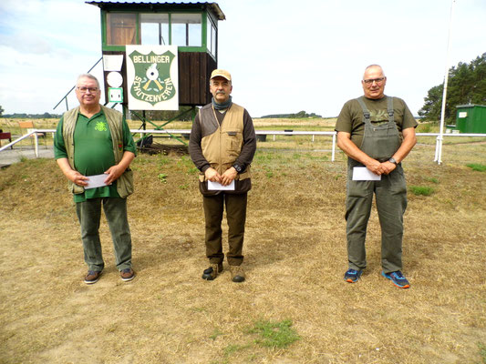 von links nach rechts: Ralf Wieczorek 3.Platz, Andreas Lemcke 1.Platz und René Nitzsche 2.Platz