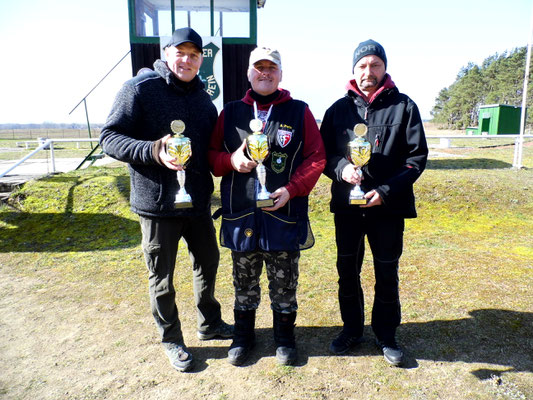 von links nach rechts: René Hafenstein 2.Platz, Andreas Pietz 1.Platz und Stephan Klotzer 3.Platz