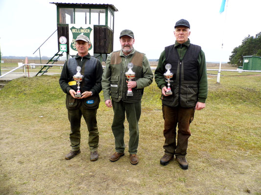 von links nach rechts: Hans Jürgen Ulfig 2.Platz, Dr. Thorsten Wendt 1.Platz und Gunther Greiff 3.Platz