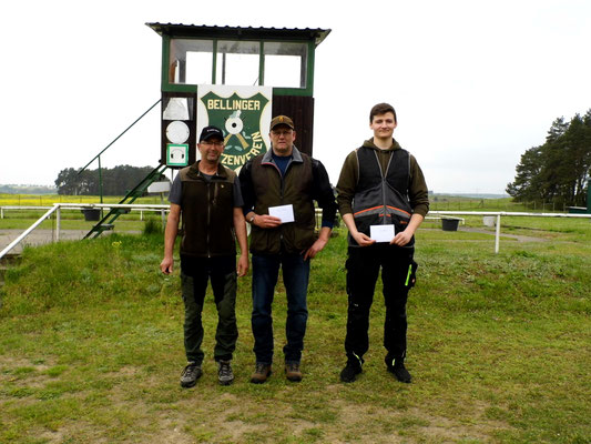 von links nach rechts: Frank Klotzer 2.Platz, Torsten Laas 1.Platz und Georg Gruhne 3.Platz