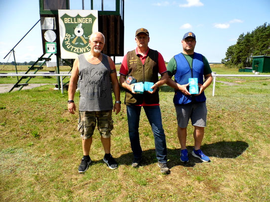 von links nach rechts: Roberto Greiff 2. Platz, Torsten Laas 1. Platz und Jens Junghänel 3. Platz