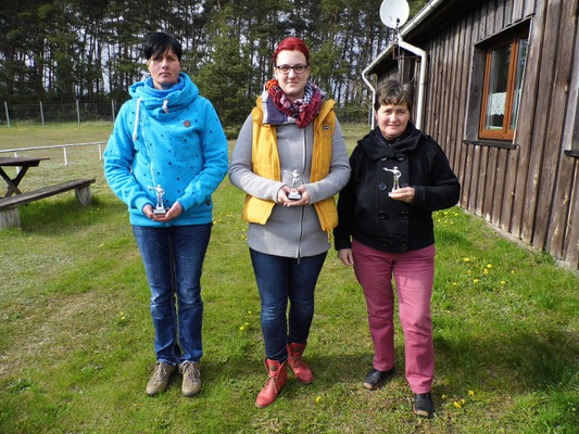 von links nach rechts: Silke Ristau, Alexandra Kühn und Monika Mayer