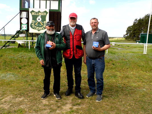 von links nach rechts: Ulrich Tietz, Werner Fröhlich und Klaus-Dieter Gehse