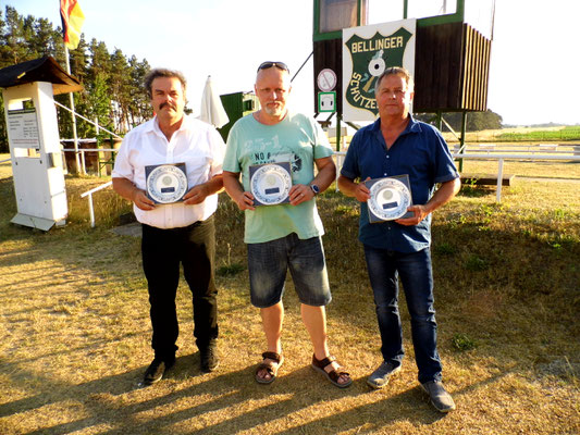 von links nach rechts: Frank Hügelow, Roberto Greiff und Udo Schön