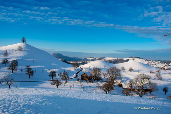 Winterlandschaft, Kanton Zug