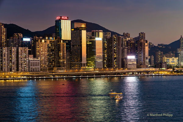 Abendstimmung in Hongkong