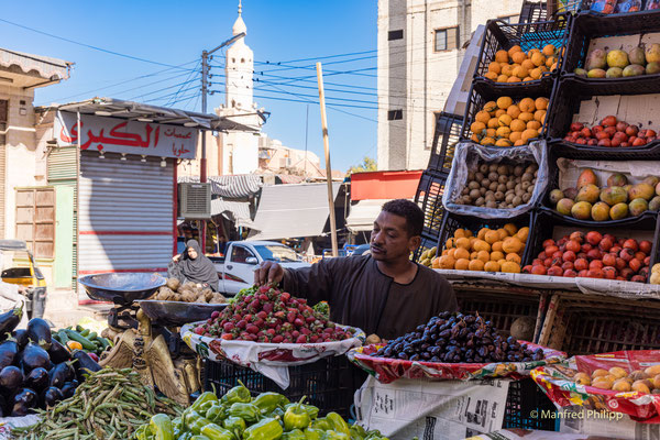 Ländlicher Markt in Daraw, Ägypten