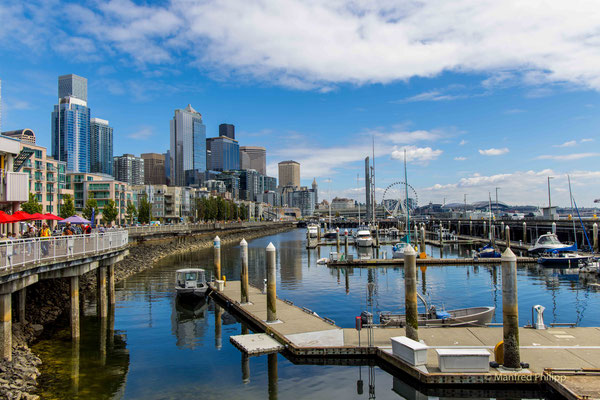 Abschluss der Reise: Am Meer in Seattle