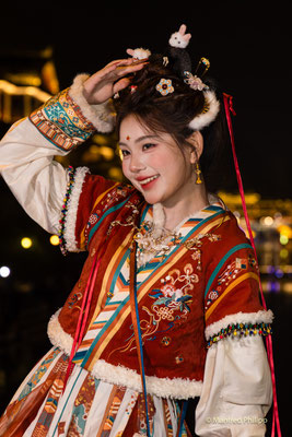 Posieren in Fenghuang