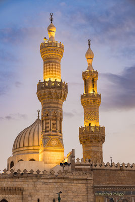 Moschee im Abendlicht, Kairo