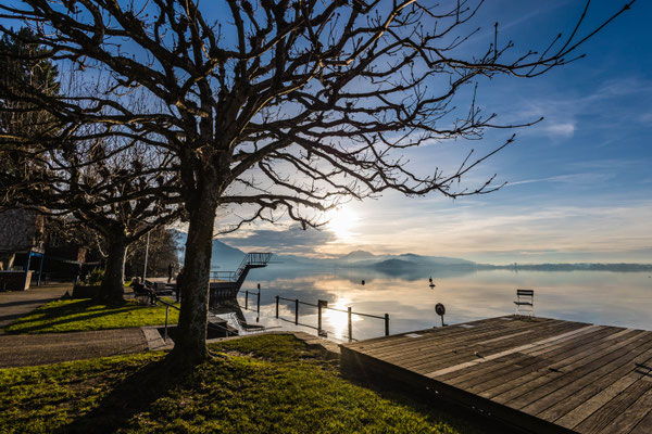 Winternachmittag im Seelikon in Zug