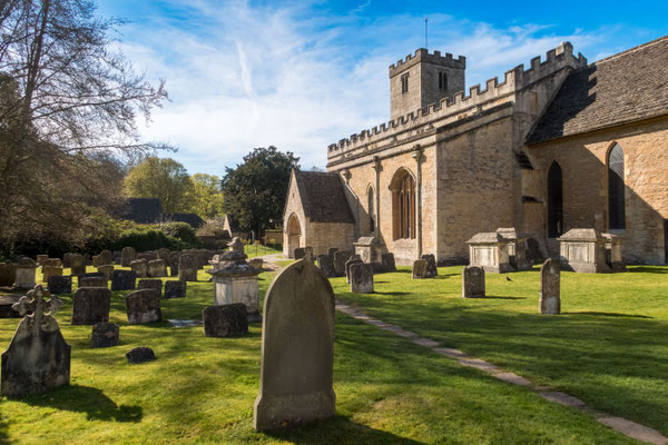 Church in Bibury, Cotswold