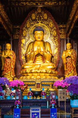 Buddhafigur in der Wildganspagode, Xi'an