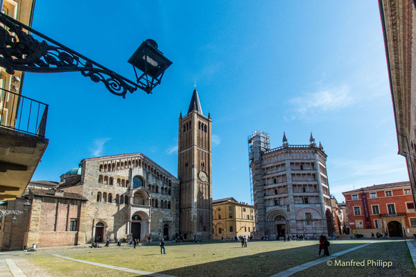 Domplatz Parma, Italien