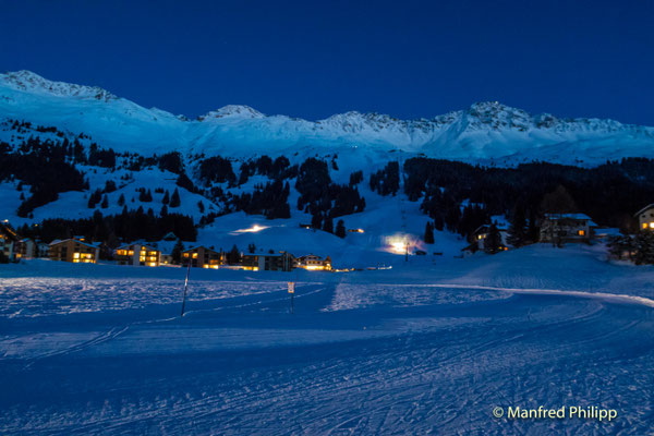 Parpan bei Nacht