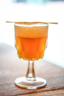 Hineri's Mark with Marie Duffau Armagnac Napoleon foam