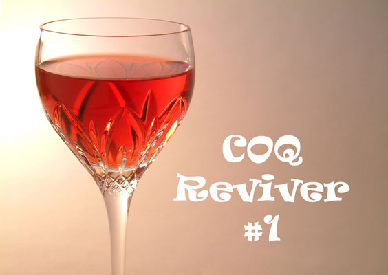 Coq Reviver #1 with Cognac Jean Fillioux Coq, Roger Groult Calvados Reserve and Sweet Vermouth