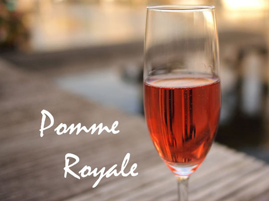 Pomme Royale with Claque Pepin Calvados Hors d'Age and Jahiot Creme de Framboise