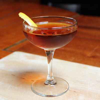Jack Roger (variation of a classic Jack Rose) with Roger Groult Calvados