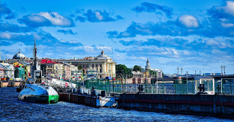 U Boot in Sankt Petersburg