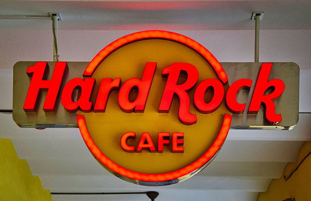 Schild Hard Rock Cafe