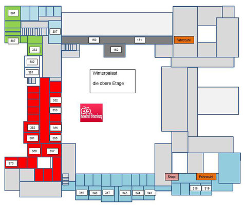 Schema Eremitage obere Etage