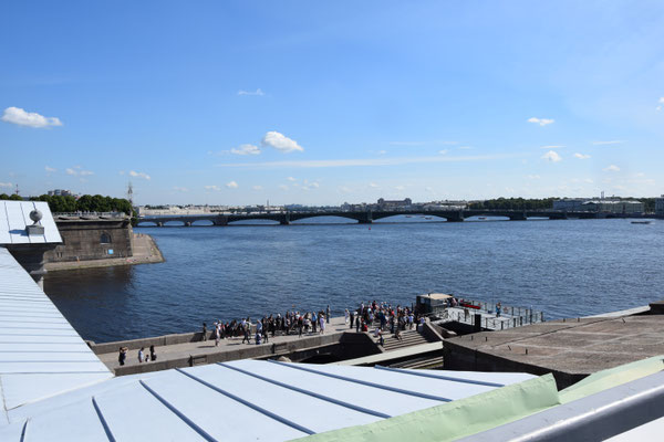 Blick von der Festung auf die Newa