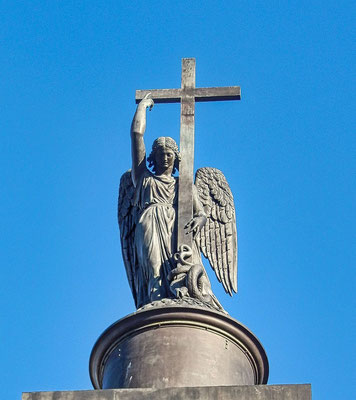 Engel auf der Spitze der Säule