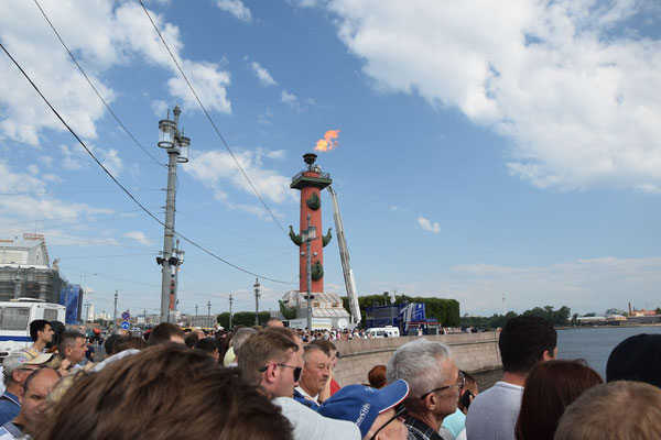 Leuchtturm am Feiertag