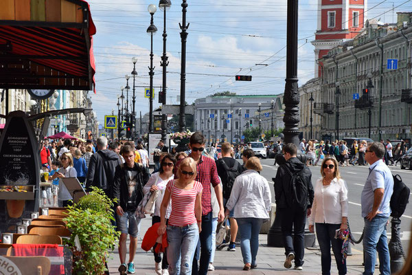 Newski Prospekt - wir waren individuell in St. Petersburg