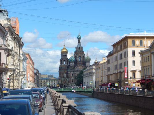 Gribojedew-Kanal und die Blutskirche  - Auferstehungskirche