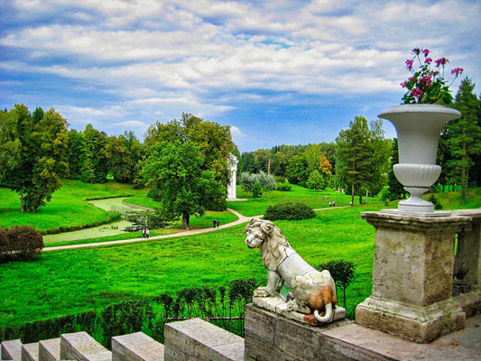 Blick über den Park