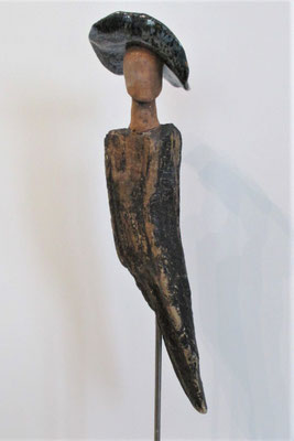 Schwemmholz mit Keramik, ca. 20 cm