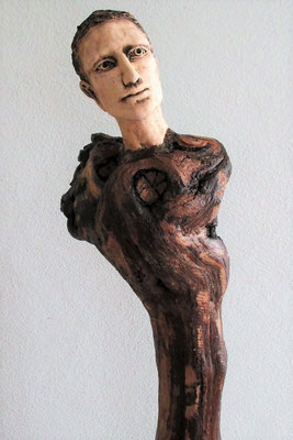 Tree-People, Keramik-Rebenholz, ca. 50 cm