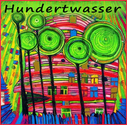 Hundertwasser - € 57,50 p.p. Waan je in de wondere wereld van Hundertwasser met acrylverf op doek.