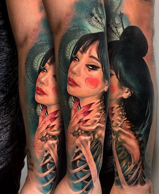 Tatuaje geisha