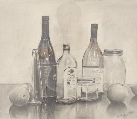 C54　東山 昌夫　静物　鉛筆画　F10