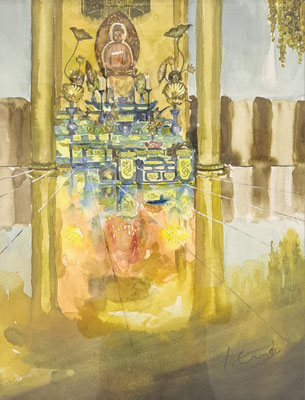 C11　遠藤 泉　悟されどき　水彩　F6