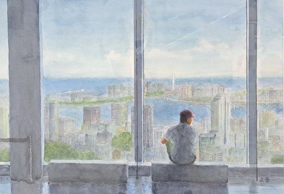 C4　池田 正晋　眺望 Ⅱ　水彩　B2