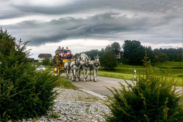 Unterwegs zur Mittagsverpflegung ins Restaurant Gnadenthal
