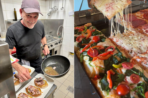 Pizza-, Pasta-, Salat- und Dessertvariationen aus der Gusto Italiano Küche in Kirchbichl.