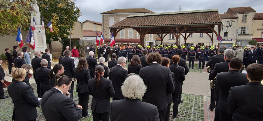 11 novembre 2024 à Sainte-Florine (cliché mairie)