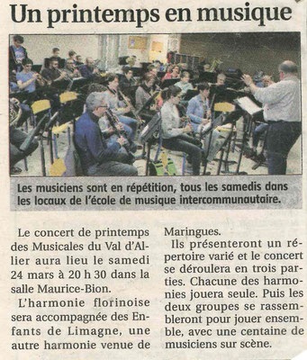 Article La Montagne, mars 2018.