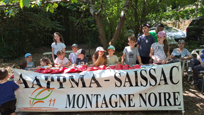 Enfants participants à l'animation