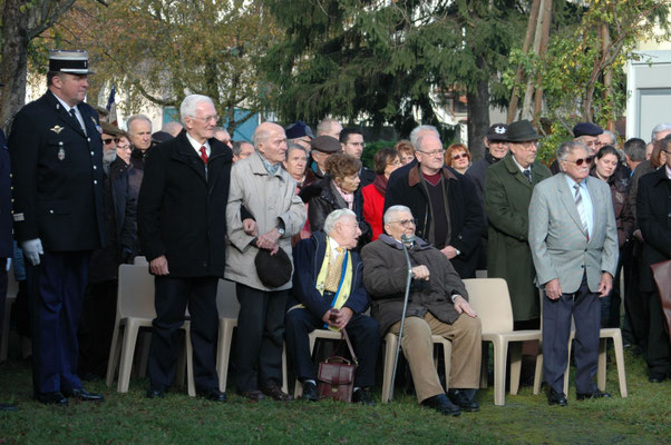 17 novembre 2012 : cérémonie du Souvenir à Sathonay-Camp.