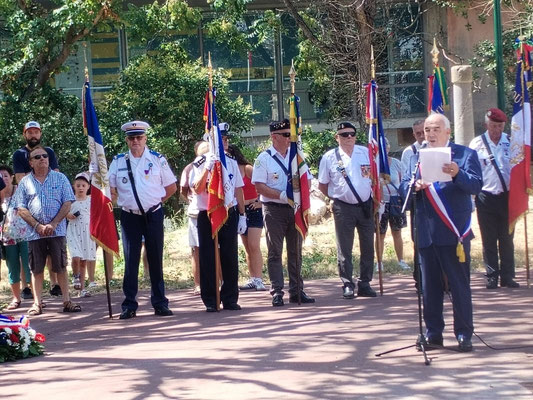 Le discours du maire...