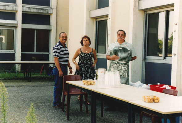 Préparation du cuistot : Dominique Préveraud, Éliane Moussard, Hubert Moussard