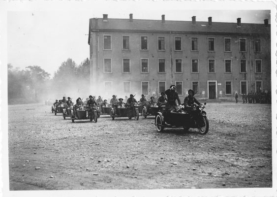 La section de reconnaissance de la compagnie de commandement.