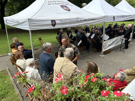 23 septembre 2025 : aubade de la Saint-Maurice dans les jardins du Cercle Général Frère.