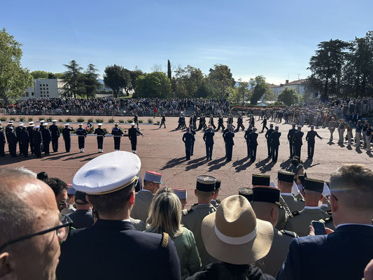 Arrivée des anciens légionnaires